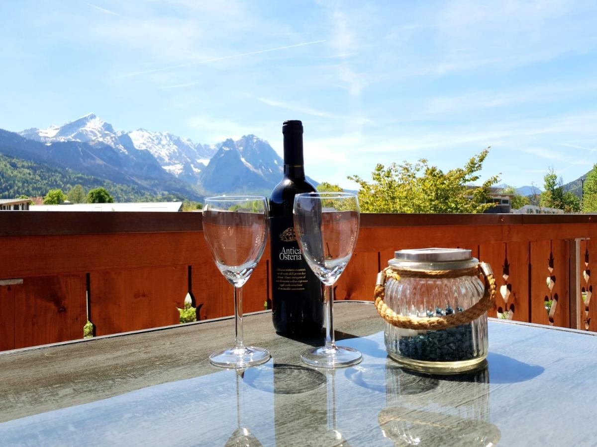 Ferienwohnung Wetterstein การ์มิช-พาร์เทนเคียร์เชน ภายนอก รูปภาพ