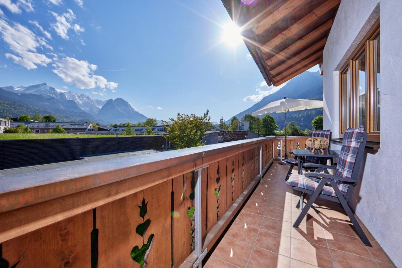 Ferienwohnung Wetterstein การ์มิช-พาร์เทนเคียร์เชน ภายนอก รูปภาพ
